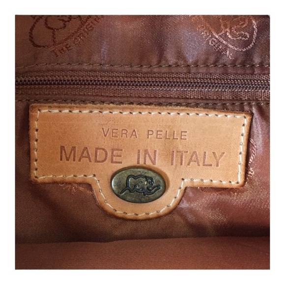 Vera Pelle bag Genuine leather made in Italy! - Picture 4 of 13